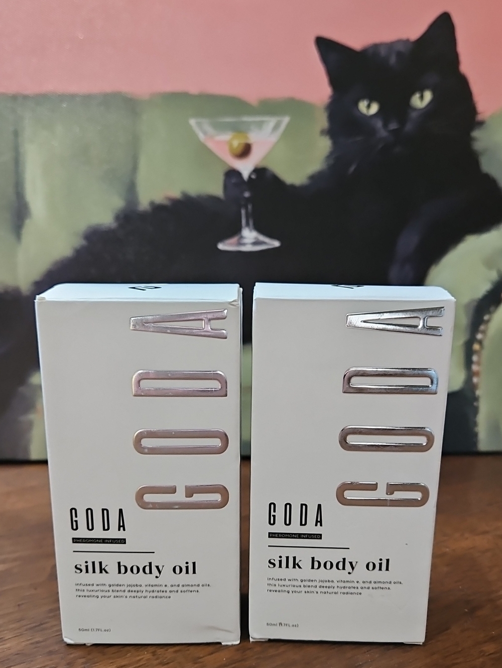 (2)GODA Silk Body Oil - Pheromone INFUSED